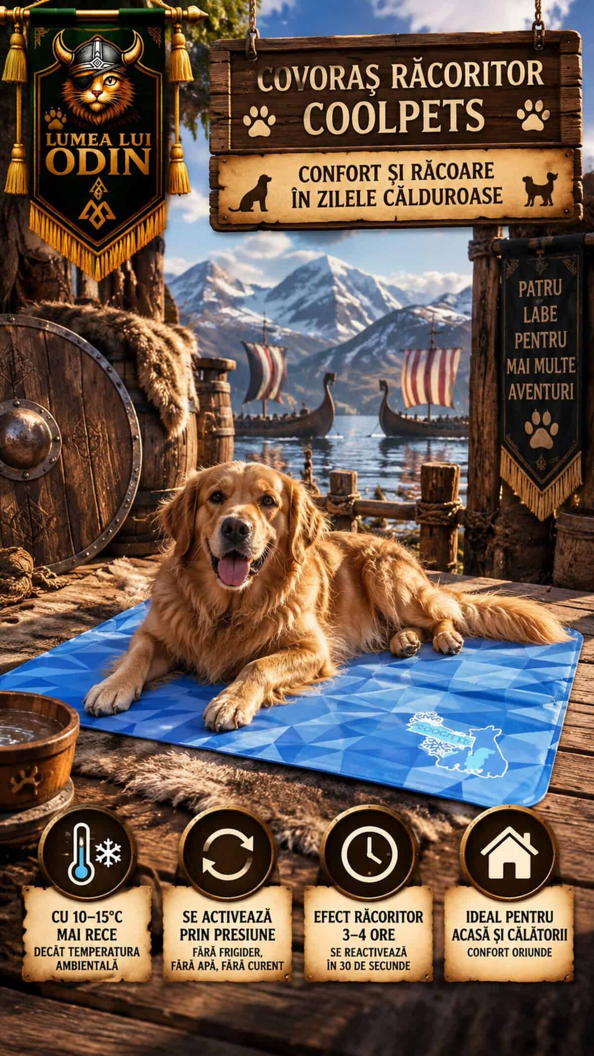 Covoraș răcoritor Coolpets cooling mat