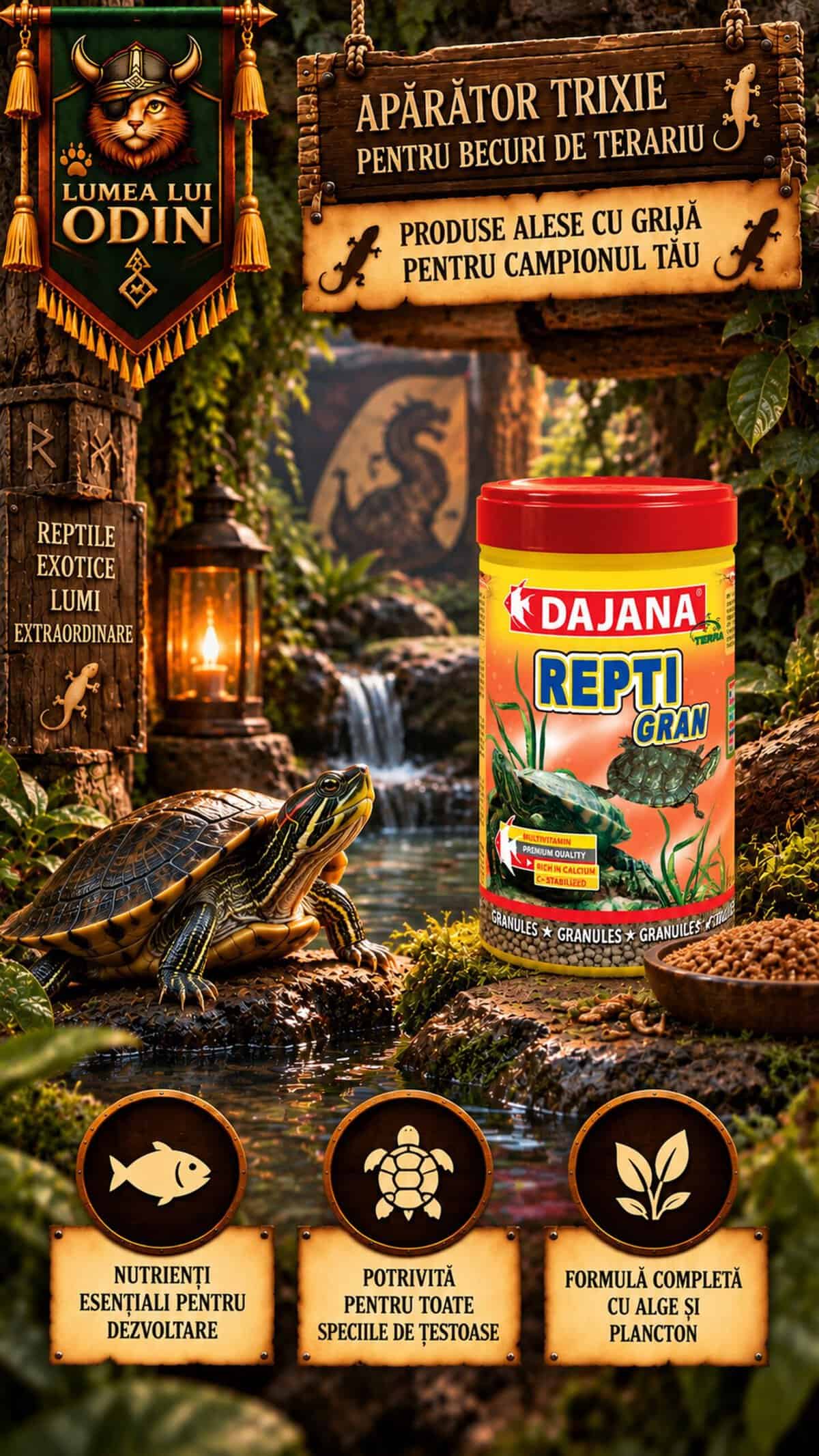 Dajana Reptile vitamine pentru broscuțe