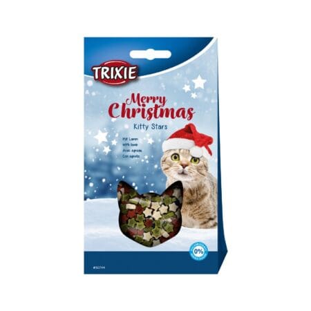 Recompense Trixie Xmas steluțe cu miel pentru pisici, 140 g