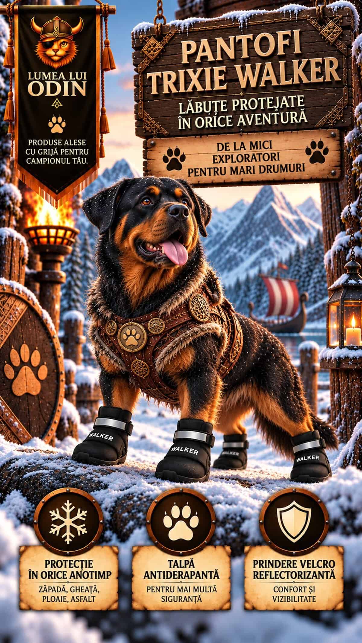 XXL - Trixie Walker papucei pentru Rotweiller