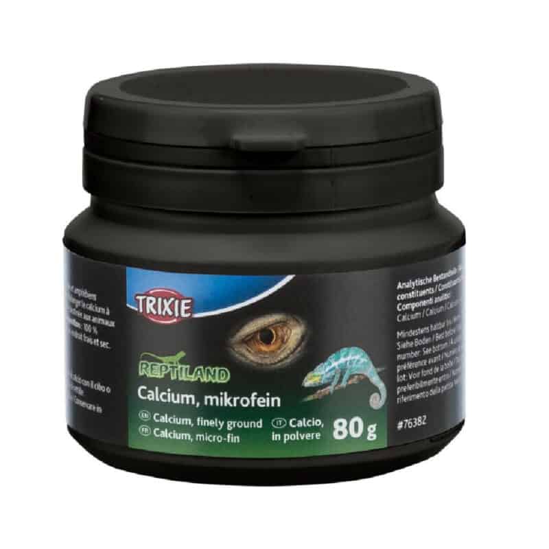 Calciu Trixie pentru reptile, măcinat foarte fin, 80 g