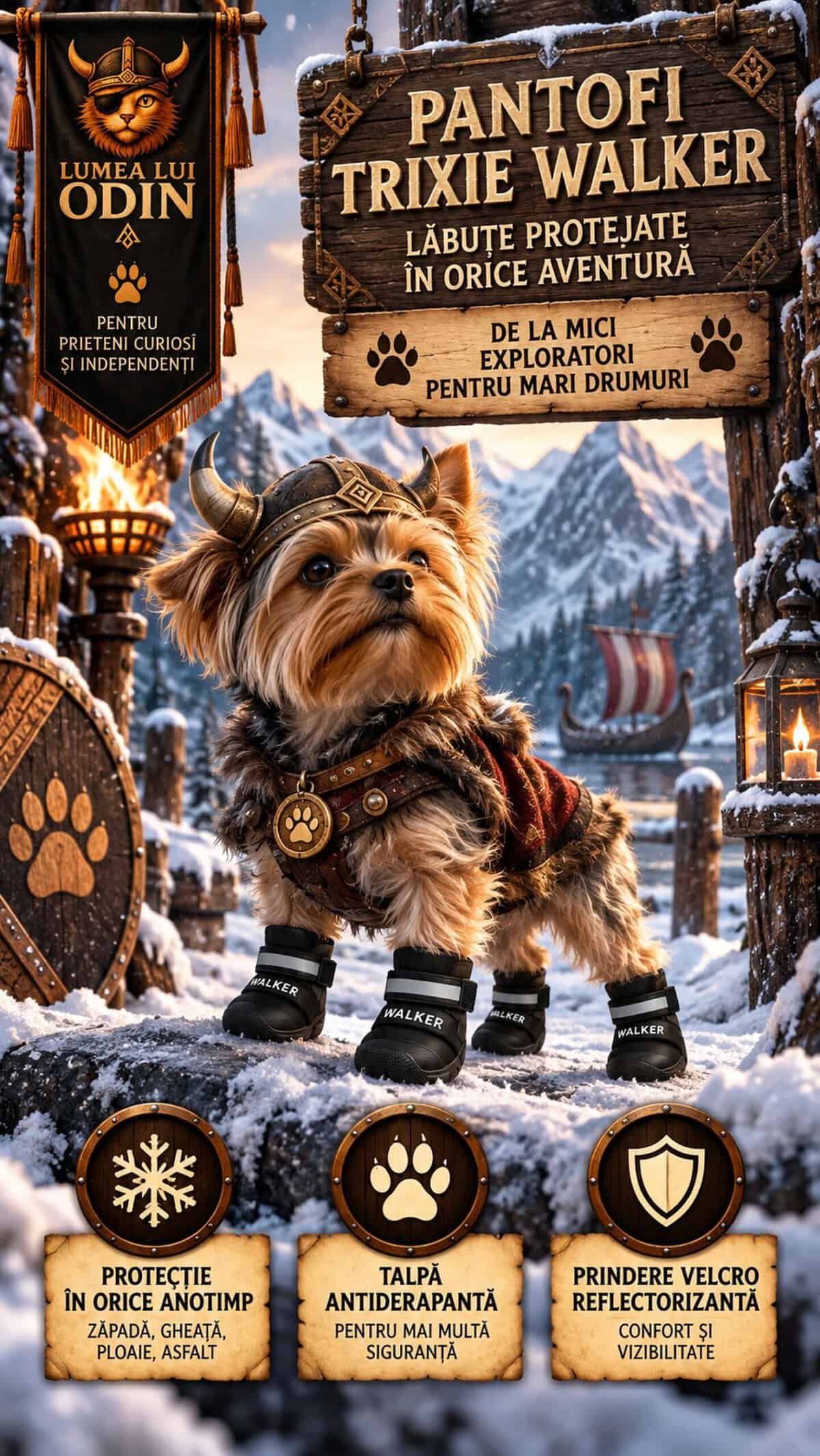 Pantofi Trixie Walker pentru câini