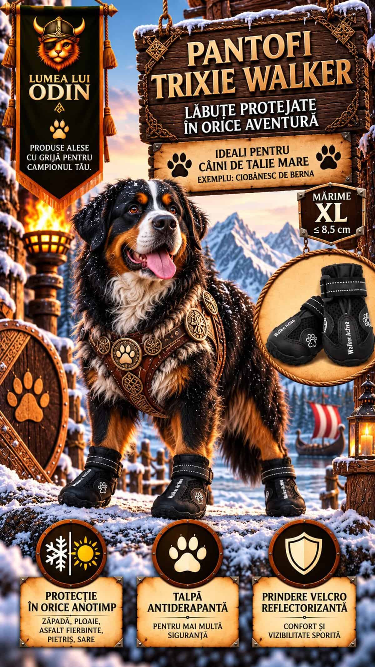 Papuci Trixie Walker XL
