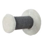 Sisal Trixie pentru perete tip rulou pentru pisici, 18 x 22 cm, alb cu gri