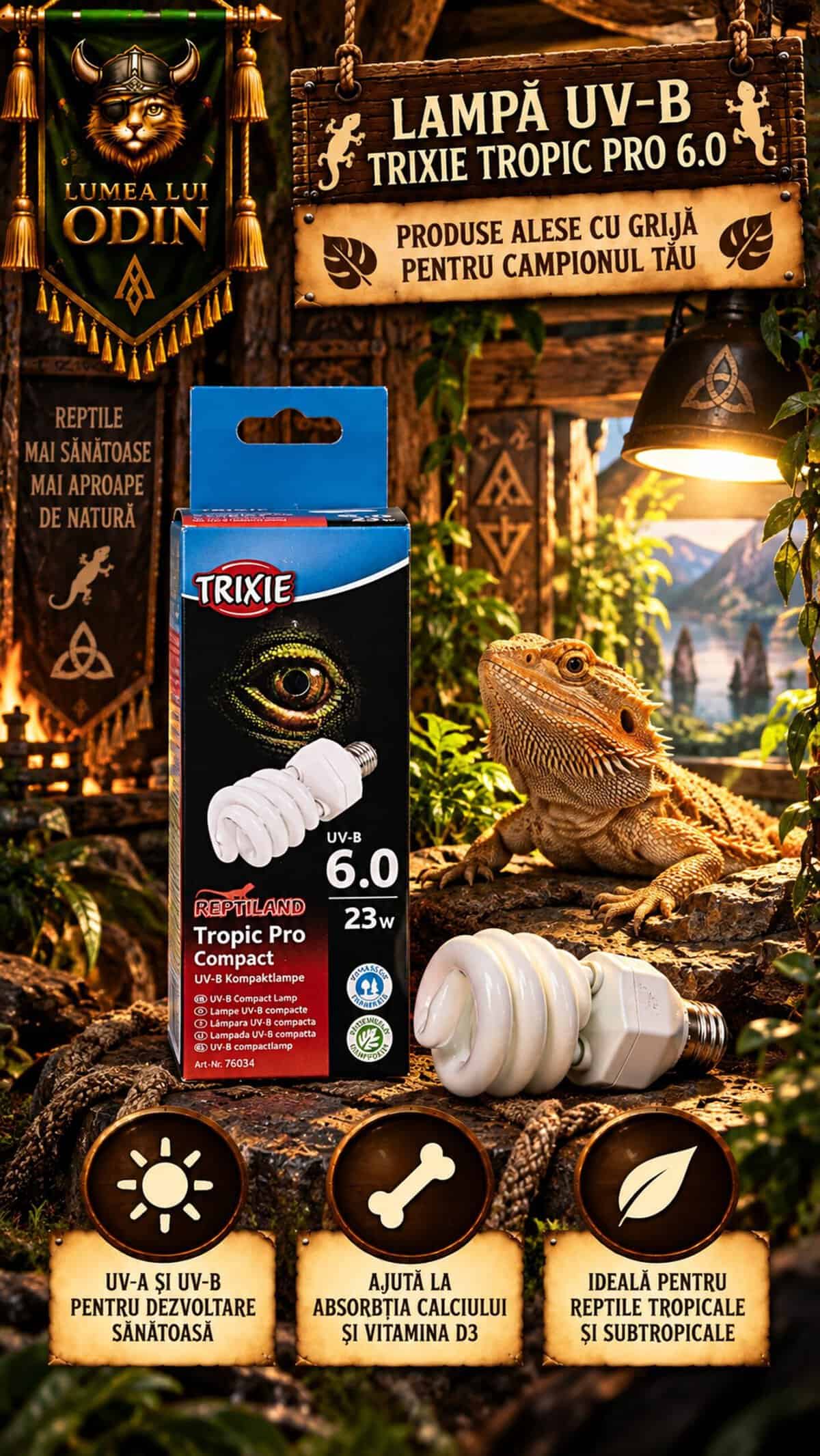 Lampe UV pentru reptile