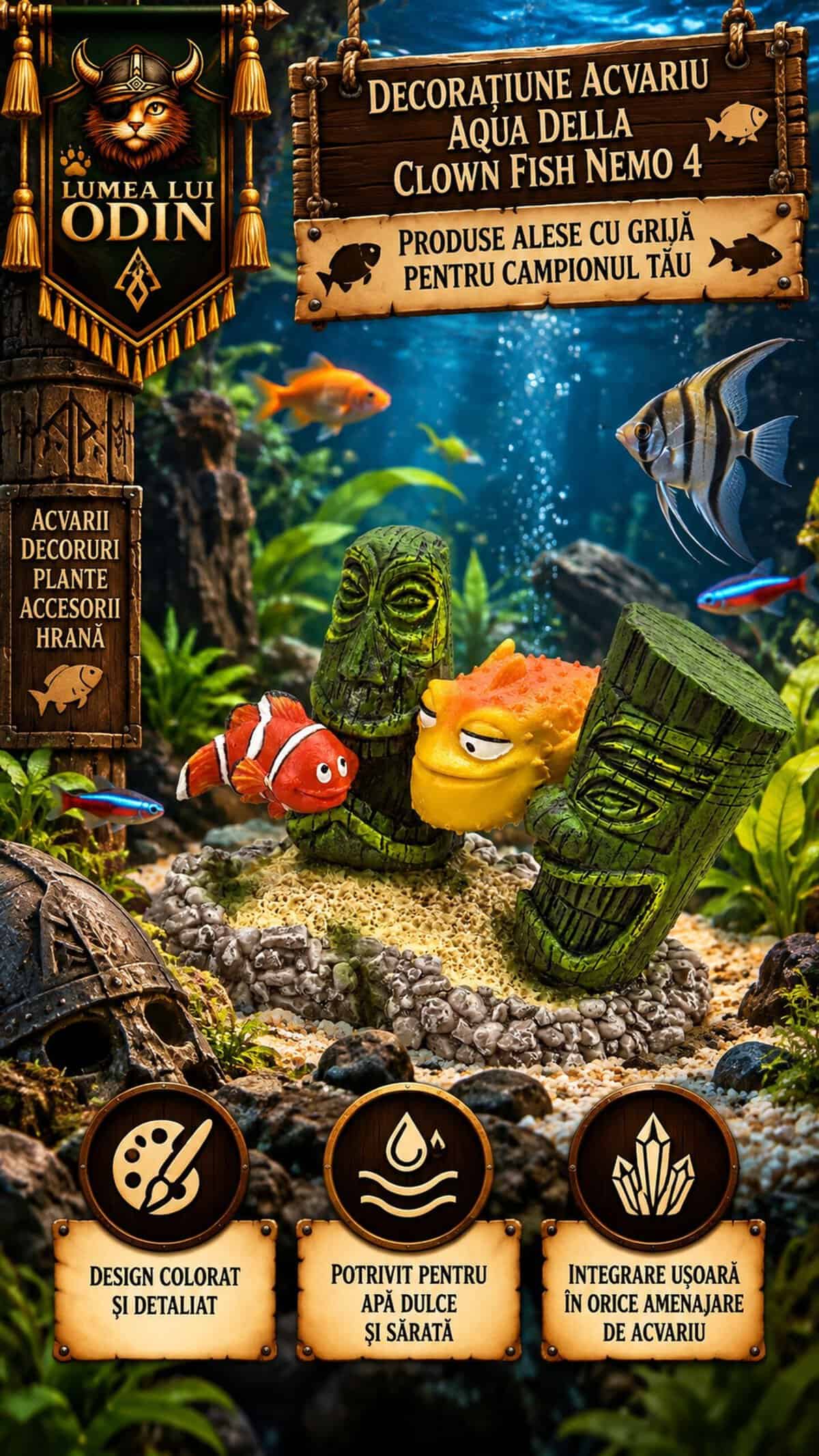Fundal Nemo Aqua Della subacvatic
