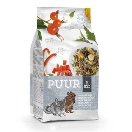 Hrană uscată Witte Molen Puur pentru chinchilla/degu, musli Gourmet cu legume, 500 g