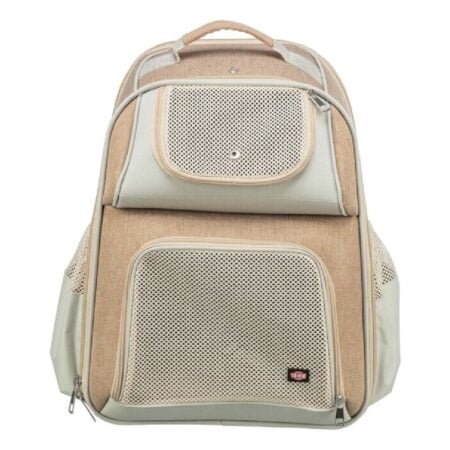 Rucsac Trixie Willow pentru câini și pisici, până la 7 kg, 38 x 25 x 45 cm, bej/maro