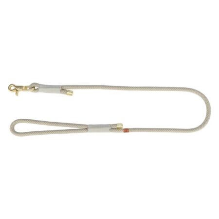 Lesă Trixie soft tip coardă pentru câini, S-XL: 1.00 m/10 mm, gri/gri deschis