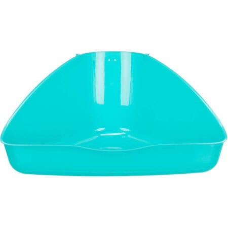 Litieră de colț Trixie pentru hamsteri și șoareci, plastic durabil, 16x7x12/12 cm, culori diverse