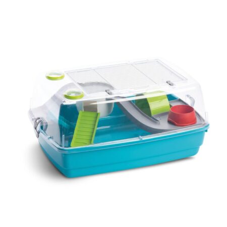 Cușcă pentru rozătoare FOP Bernie Deluxe, cu capac și accesorii, plastic, 53 x 38 x 25.5 cm, diverse culori