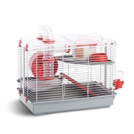 Cușcă pentru hamsteri FOP Pino, cu accesorii, plastic, 45 x 27 x 34 cm