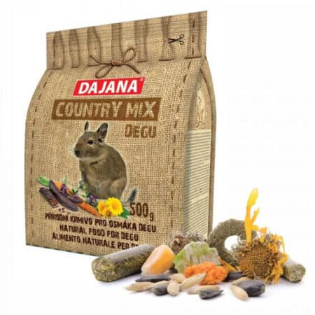 Hrană Dajana Pet Country Mix pentru degu, completă, 500 g