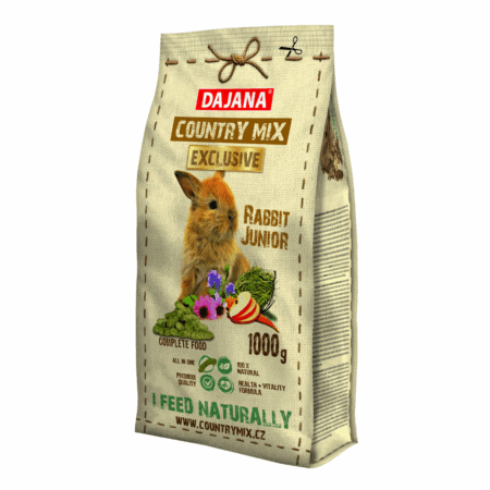 Hrană Dajana Pet Country Mix Exclusive pentru iepuri junior, completă, 500 g