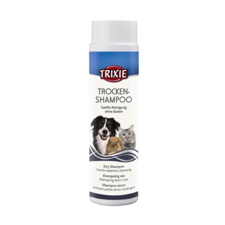 Șampon uscat pudră Trixie pentru câini, pisici și animale mici, 200 g