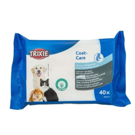 Șervețele umede universale Trixie pentru piele și blană - câini, pisici, rozătoare - 40 bucăți
