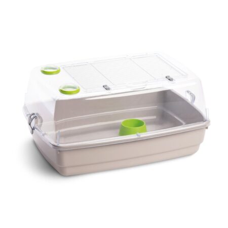 Cușcă pentru hamsteri FOP Bernie cu Capac – Plastic Rezistent, 53 x 38 x 25.5 cm, accesorii incluse