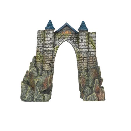 Decor Aqua Della Castelul Camelot pentru acvariu, 20 x 9 x 19 cm