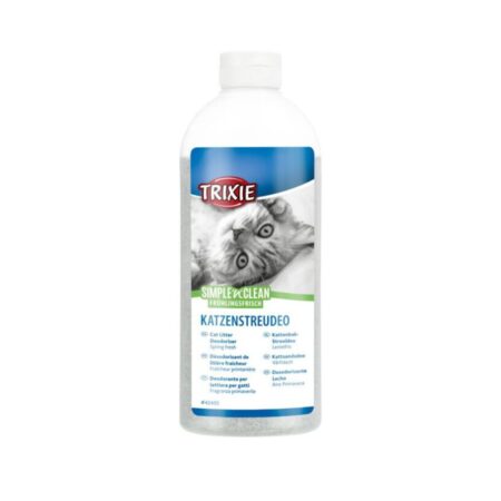Odorizant Trixie Simple'n'Clean, Spring Fresh, pentru litieră, 750 g