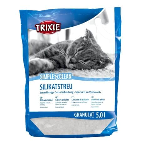 Așternut silicat Trixie Simple’n’Clean pentru litieră, granule, 5 L