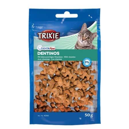 Recompense Trixie pentru pisici, Denta Fun, Dentinos cu vitamine, 50 g