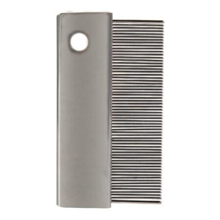 Pieptene Trixie pentru îndepărtarea puricilor/prafului, metalic, 6 cm