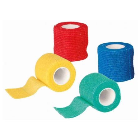 Bandaje autoadezive Trixie, cu bitter, pentru câini și pisici, 5 cm/4.5 m, 4 buc