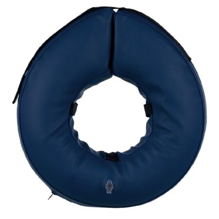 Guler protector Trixie pentru câini, gonflabil, XXS: 14-18 cm/6.5 cm, albastru