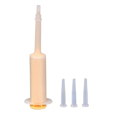 Seringă de hrănire Trixie cu 3 tetine pentru animale, din silicon, 10 ml