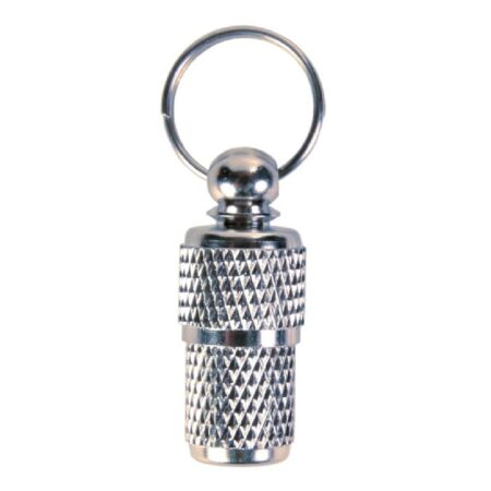 Adresier Trixie pentru zgarda pisicilor și a câinilor, crom