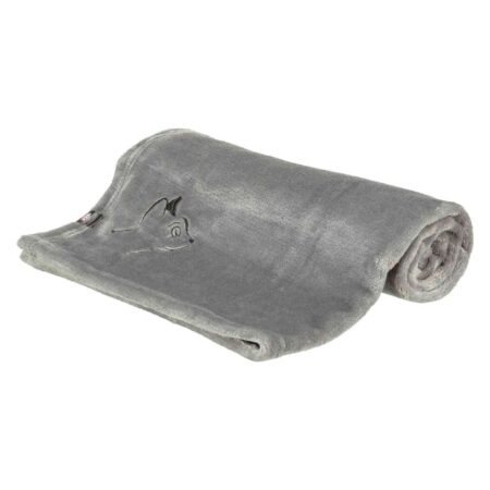 Pătură Trixie Nilay pentru animale, 90 x 70 cm, gri