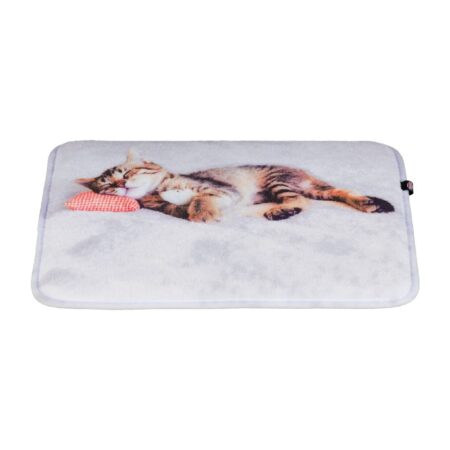 Saltea Trixie Nani pentru pisici, 40 x 30 cm, gri