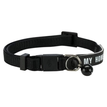 Zgardă Trixie pentru pisici, cu adresier și clopoțel, diverse culori