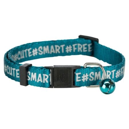 Zgardă Trixie Safer Life pentru pisici, reflectorizantă, cu clopoțel, diverse culori