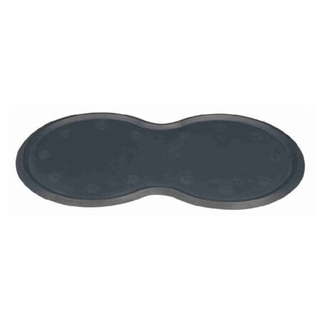 Suport Trixie pentru castron, cauciuc, 45 x 25 cm, gri închis