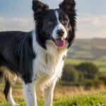 Un câine din rasa Border Collie