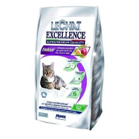 Hrană uscată Monge LeChat Excellence Indoor pentru pisici, 400 g
