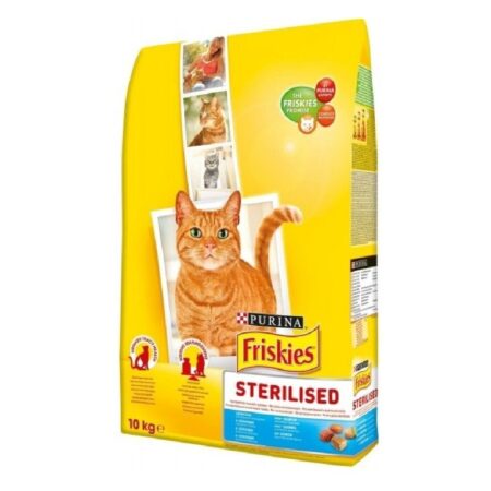 Hrană uscată Purina Friskies Steril pentru pisici sterilizate, 10 kg