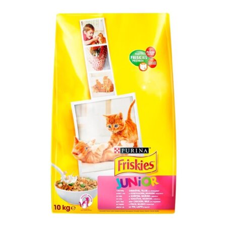 Hrană uscată Purina Friskies Junior pentru pisici, 10 kg
