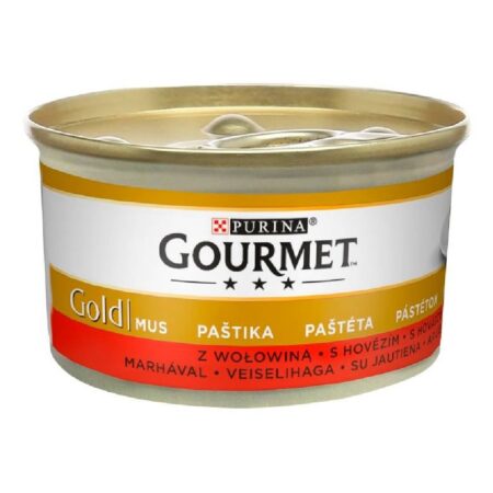 Hrană umedă Purina Gourmet Gold pentru pisici, cu vită, 85 g