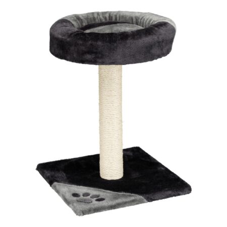 Ansamblu de zgâriat Trixie Junior Tarifa pentru pisoi, stâlp din sisal, cu culcuș, 35 × 35 × 52 cm, gri