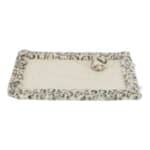 Covoraș de zgâriat Trixie Leo pentru pisici, sisal, cu minge de pluș, 55 × 35 cm, crem