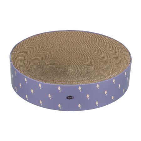 Carton de zgâriat Trixie pentru pisici, pat Lilly, 45 × 10 cm, lila