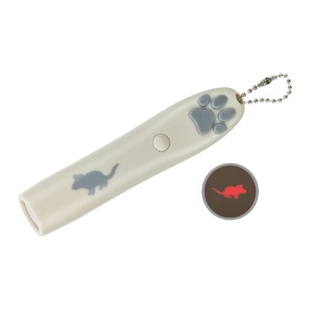 Jucărie Trixie pentru pisici, indicator LED cu motiv șoarece, 11 cm, diverse culori