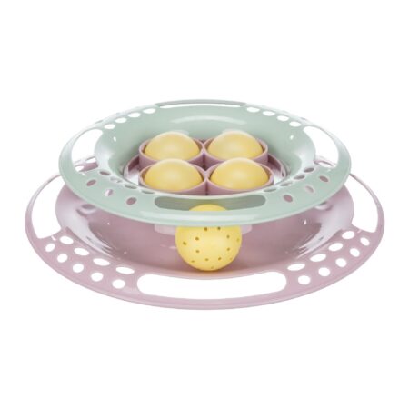 Jucărie Trixie pentru pisici, junior circuit cu mingi, plastic, 24 cm