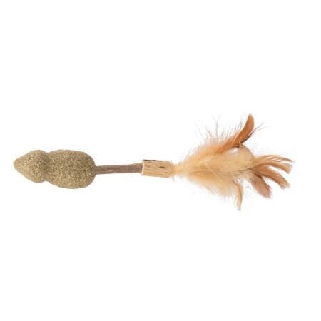 Jucărie Trixie pentru pisici, Matatabi Lolly șoarece și pene, 20 cm