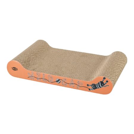 Carton de zgâriat Trixie Wild Cat pentru pisici, 41 × 7 × 24 cm, albastru