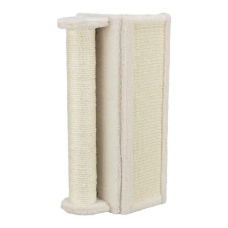 Placă de zgâriat Trixie pentru colț, pentru pisici, sisal, 15 × 50 × 15 cm, bej