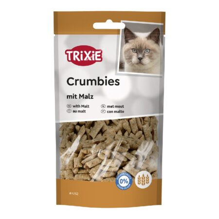 Recompense Trixie pentru pisici, crumbies cu malț, 50 g