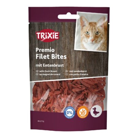 Recompense Trixie pentru pisici, Premio Filet Bites cu rață, 50 g